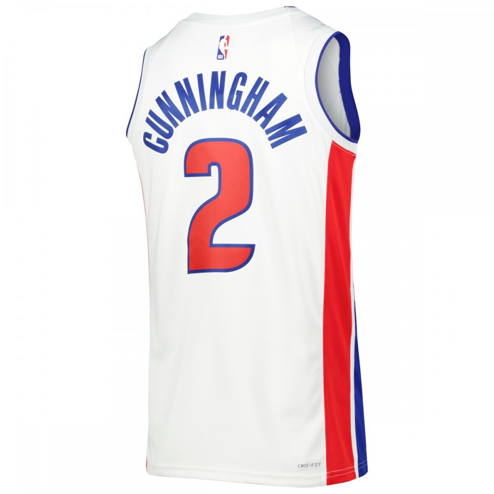 Cade Cunningham Detroit Pistons Unisex 2022/23 Swingman Jersey - Icon Edition - White-Pro Kit Vault | Brand New 26/27 Sports Jerseys